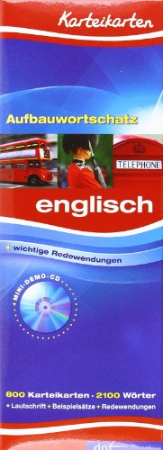 Karteikarten Aufbauwortschatz Englisch Niveau B1+B2: Mehr als 800 Karteikarten. Über 2100 Stichwörter. Mit Lautschrift