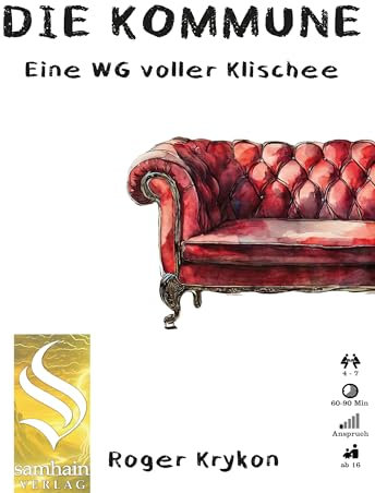 Samhain - KRIMIDINNER - Die Kommune - Krimisnack für 4-7 Personen - 60 Minuten - ab 16 Jahren Einsteigerfreundlich