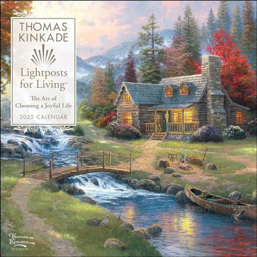 Thomas Kinkade Lightposts for Living 2025 Wall Calendar: Original Andrews McMeel-Kalender [Kalender] (Wall-Kalender)
