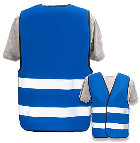 PixiPrints.com Persönliche Warnweste selbst gestalten mit eigenem Aufdruck * Bedruckt mit Name Text Bild Logo Firma * Anzahl: 1 Warnweste * Farbe/Druck: Blau/OHNE DRUCK