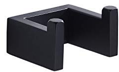 Kelelife Handtuchhaken, Schwarz, 304 Edelstahl Wand Kleiderhaken Handtuchhalter Badezimmer Zubehör
