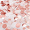 iZoeL Konfetti Rosegold Punkte Dot Streudeko Tisch Deko für Geburtstag Hochzeit Party Dekoration (Rosegold 140g)