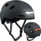 Allround Helm mit LED Beleuchtung: Fahrradhelm mit integriertem Licht: anpassbar, belüftet, leicht | Cityhelm für Herren + Damen: sicher im Stadtverkehr, E-Bike, MTB, Scooter, Skateboard, Roller