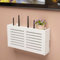 EasyByMall Wifi Router Storage Boxes, Wireless Router Rack Wall-Mounted WiFi Storage Box For Storing WiFi, Router, TV Gamer For Wall Decoration