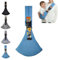 Porte Bébé, Portable Echarpe de Portage Bebe, Nouveau Porte-Bébé Réglable, Écharpe de Portage Latéral et Respirant, Pour Nouveau-Nés et Tout-Petits Jusqu'à 20 Kg (Bleu)