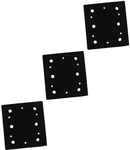 OATIPHO 3stücke Sander Pad Aluminium-platte Ersatz Schleifpad Für Quadratische Stützplatte Installieren Hohe Widerstandsfähigkeit Für Schwingschleifer