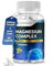 Magnesium 6-in-1 Complex, 2550mg with Magnesium Citrate, Glycinate, Malate, Oxide, Taurate and Orotate - Promotes Sleep, Energy and Muscles - For Stress & Anxiety Relief - 120 Capsules by HealthEssent
