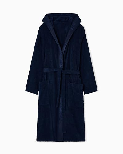 Emporio Armani ACCAPPATOIO UOMO SPUGNA BLU M, Blu, M