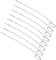Didiseaon 8 Pezzi Barbecue Sign Grill Spiedini Accessori Barbecue Spiedini Per Frutta Spiedini Cocktail Anatra Piccoli Spiedini Yakitori Spiedini Friggitrice Ad Aria Argento Acciaio Inox