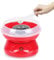 Youyijia Candy Floss Machine Professional Automatic Candy Floss Maker Machine Round Cotton Sugar Machine Kit for Birthday Parties Children's Day Christmas Day and Wedding Party (Red)