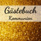 Gästebuch Kommunion: Erinnerungsbuch zum Eintragen von Glückwünschen zur ersten heiligen Kommunion - 110 Seiten Abmaße: 21cm x 21cm - Mit tollem Soft-Cover in Goldoptik