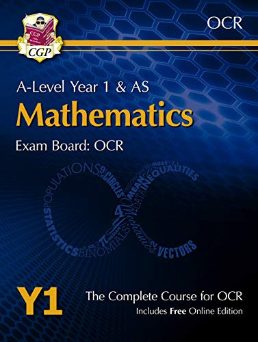 A-Level Maths for OCR: Year 1 & AS Student Book with Online Edition: course companion for the 2027 and 2028 exams (CGP OCR A-Level Maths)