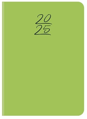Wochentimer Colour grün 2025: Terminkalender mit Wochenübersicht und Lesezeichenband. Taschenkalender im Format: 11 x 15,5 cm