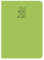 Wochentimer Colour grün 2025: Terminkalender mit Wochenübersicht und Lesezeichenband. Taschenkalender im Format: 11 x 15,5 cm