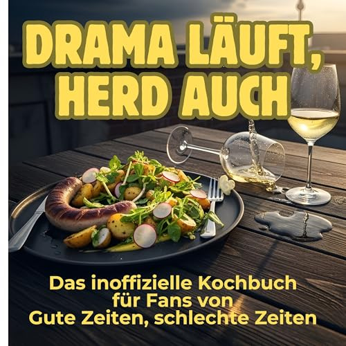 Drama läuft, Herd auch: Das inoffizielle Kochbuch für Fans von Gute Zeiten, schlechte Zeiten. 40 Rezepte für jedes Kochlevel: schnell, lecker, einfach