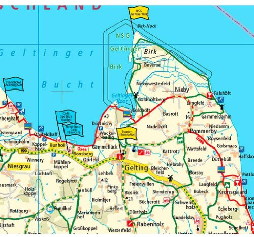 Oldenburger Münsterland: Radwanderkarte mit Ausflugszielen, Einkehr- & Freizeittipps, reissfest, wetterfest, beschriftbar und wieder abwischbar. 1:100000 (Radkarte)