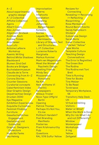 On the Edges of Graphic Design from A―Z―∞: A Space for Experimental Graphic Design