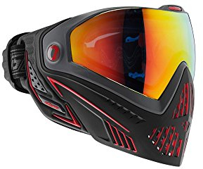 Dye i5 Paintball Maske, Mehrfarbig (Fire Black/Red), One Size