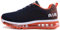TQGOLD Chaussure de Sport Homme Femme Basket de Running Fitness Course Sneakers Basses Orange Bleu Foncé Taille 39