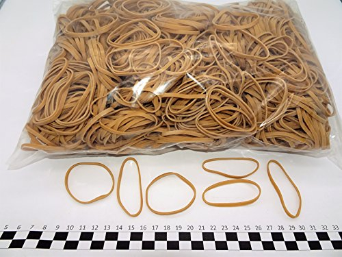 Progom - Gummibänder - 60(Ø38) mm x 3mm - natur - 1 kg beutel