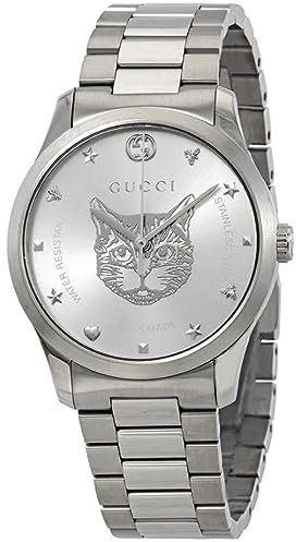 Gucci G-Timeless Unisex Silver Watch YA1264095
