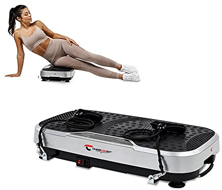 Christopeit Vibrationsplatte Vibro 3000 - 20 Geschwindigkeitsstufen - Muskelaufbau, Koordination, Fettstoffwechsel