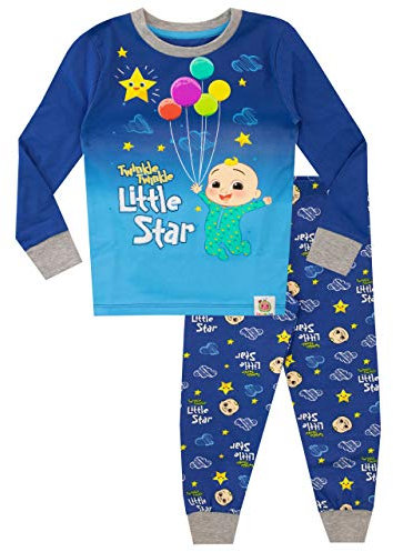 CoComelon Jungen Schlafanzug Slim Fit Mehrfarbig 92