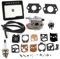 HURI Carburateur Filtre à Air Membrane Joint Réparation kit pour Echo CS301 CS305 CS3000 CS3400 WALBRO WT-589 WT-402 Tronçonneuse remplace A021000231 A021000230 A021000760 90076 90149Y