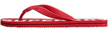 Superdry Herren CODE ESSENTIAL FLIP FLOP Flipflop, Risk Red, Large EU