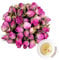 Dried Pink France Rose Tea AAAAA| Organic Natural Rose Bud Tea Petals Fragrant| Edible Red Rose Flower Tea Loose Leaves Decaffeinated Herbal Tea (1.42oz)