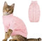 Hjumarayan Hundepullover Kleine Hunde - Schlicht & Elegant Hunde Pullover, Warm Hundepullover mit Geschirrloch, Schöner Hundepulli mit Beinen Hund Pullis für Chihuahua (Rosa XS)