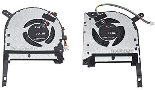 Ventilateur de Refroidissement CPU GPU Compatible pour ASUS TUF Gaming A15 FA506IV FA506IU FA506IH FX506LH FX506 (CPU + GPU)