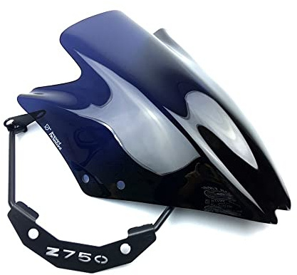 HARMOX Motorrad Windschild Für Kawasaki Z750 Z750R Z750 2007-2012, Universelle Passform, Stilvoll, One Color, Windschutzscheibe, Windabweiser, Abdeckung