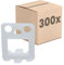Dalsys Fliesen Nivelliersystem 2mm 300 Laschen, Verlegehilfe Set, Fliesenleger Werkzeug