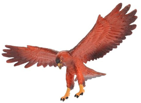 SAFIGLE Realistisches Adler Modellspielzeug Lebensechte Simulation Adler Figur Pädagogisches Tiermodell Für Hochwertiges Kunststoffmaterial Für Lern Und Dekorationszwecke