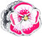 WINRARO Rosa Stiefmütterchen-Blumen-Charm für Armbänder, 925er Sterlingsilber, DIY-Perlenanhänger, Schmuckgeschenk für Frauen, Mädchen, Mutter, Familie