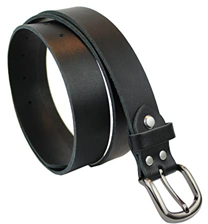 Ab-BELT & BAG 3cm Damen Gürtel aus Leder, Jeans Ledergürtel SDS-02 (Dunkelbraun, 80cm Gesamtlänge 95cm)