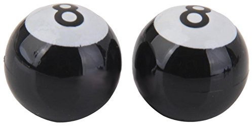 DEKLONPER 2 X 8 Ball Motorrad Fahrradreifen Rad Vorbau Luftventil Staubkappenabdeckung