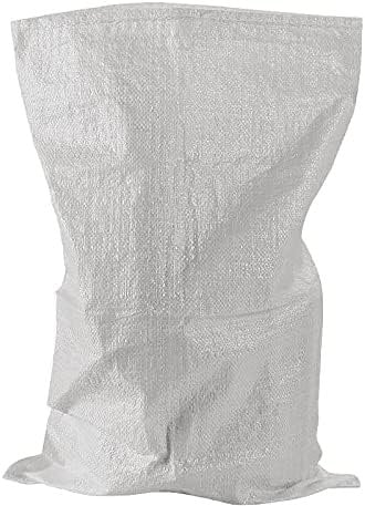 10x bags 50x75cm Woven Sacks of Heavy duty Garden Waste bags Woven Sacks Polypropylene PP Strong Rubble Sacks builder bag Woven Bags Rubble bag