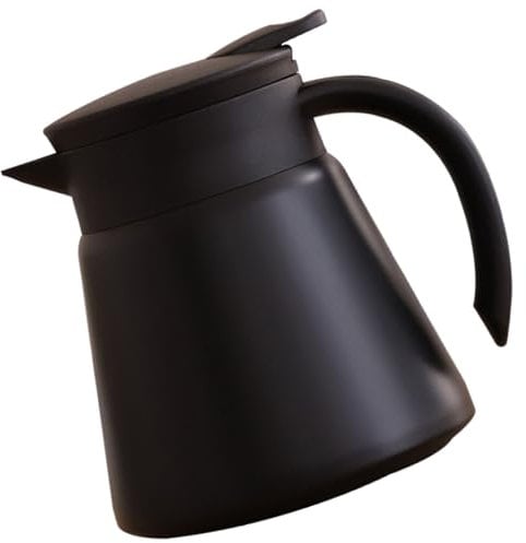 Thermal Teapot Insulated Coffee Jug 680ML Leakproof Thermal Coffee Pot, Food Grade Stainless Steel Thermal Teapot, Double-Walled Vacuum Flask Water Carafe Keep Cold/Warm 12-24 Hours
