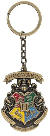 Grupo Erik Schlüsselanhänger Ringe Harry Potter Hogwarts Schlüsselring - Offizieller Harry Potter Fanartikel