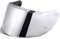 Visiera Casco per FF808 Stream II,Visiera del casco Lente Antigraffio Flip up Lente,Protezione per Il Vento del Motociclo,Casco Parabrezza Moto Visiera a Lente Integrale (Argento cromato)