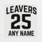 Personalised School Leavers Iron-On Transfer – Big Year Number & Name – DIY Heat Press Decal for Hoodies or T-Shirts | Year 6 | Year 11