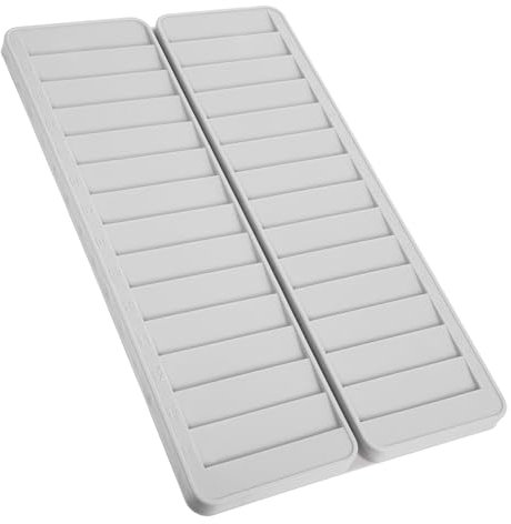 COMPUKAS Organizzatore Da Parete Per Carte Di Plastica, Porta Tessere Per Stanze e Porta Biglietti Da Visita, Supporto Sospeso Robusto Per Ufficio, Magazzino e Aule