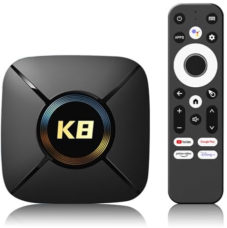 Android 14 TV Box, Android Box 2GB RAM 32GB ROM RK3518 Quad Core 64bit, 4K TV Box Support 2.4G/5G WiFi6 Bluetooth5.0