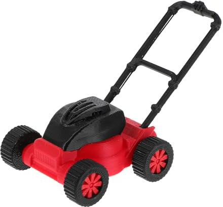 Zerodeko 18 Scale Dollhouse Prop Lawn Mower for Mini Garden Accessories and Fairy Garden Decoration