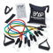 Black Mountain Products Resistance Band / Widerstands Band Set inklusive Griffen, Türanker, Knöchelschlaufen, Handbuch und Tragetasche