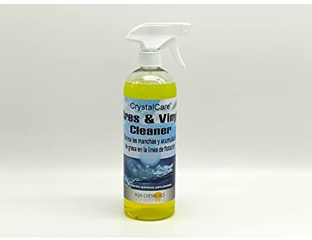 Gres & Vinyl Cleaner Limpiador de línea de flotación en Piscinas de gresite, Liner-Vinilo, pintadas y Fibra de Vidrio. Botella 750 ml