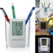 LCD Calendar Thermometer Digital Alarm Clock Desk Pencil Pen Holder Organizer