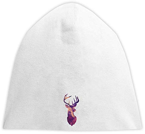 Celestial Deer Cosmic Galactic Stag Beanise Hood Unisex Breathable Cap Hat Bequemes Trikot One Size